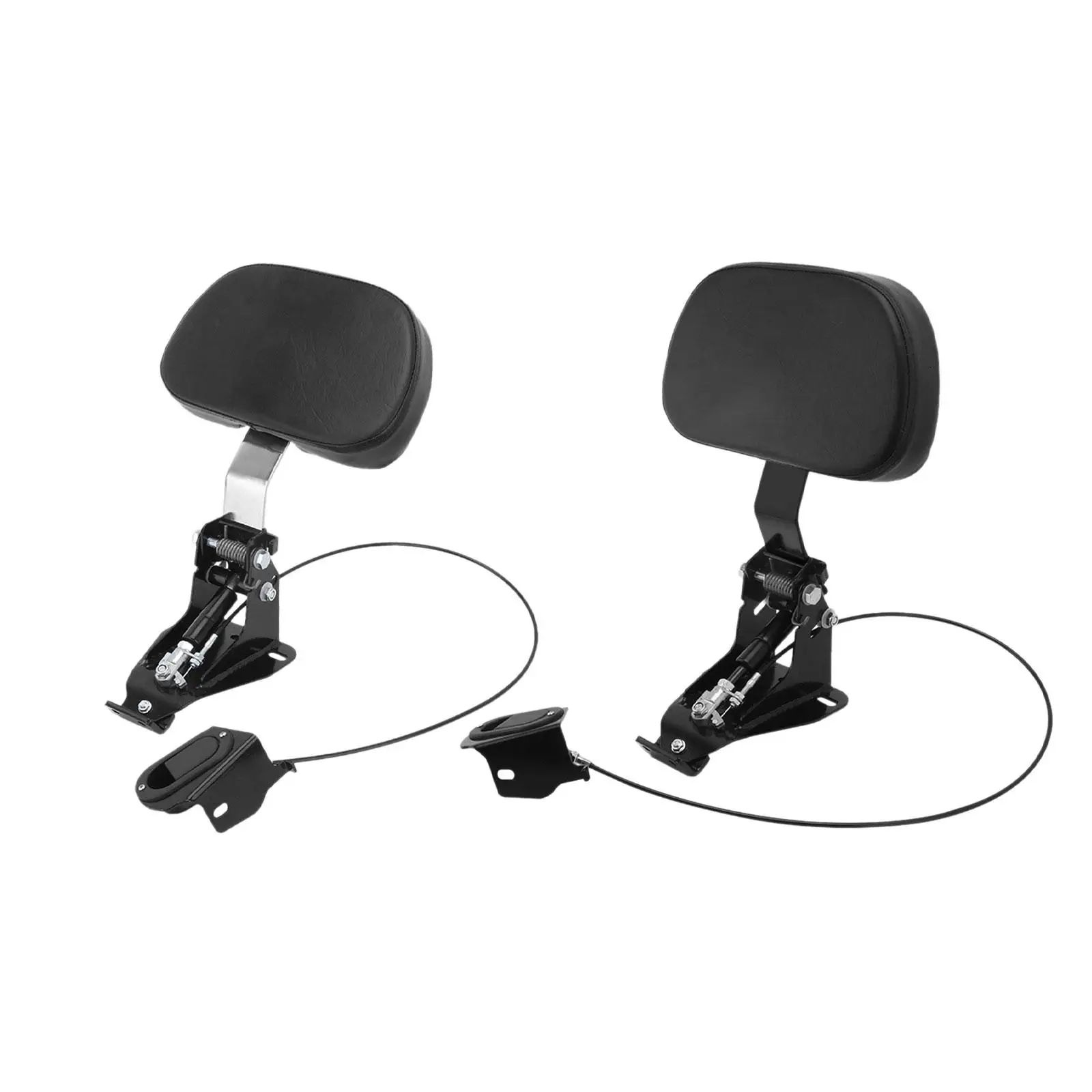 Motorcycle Driver Backrest Adjustable Replaces Sissy Bar Back Rest for Harley Touring Electra Glide Street Glide Road Glide