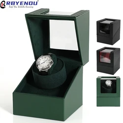 Mechanical Watch Electric Tachometer Automatic Motor Box Watch Packaging Gift Box Shaker Shaker Customize Logo on Side of Winder