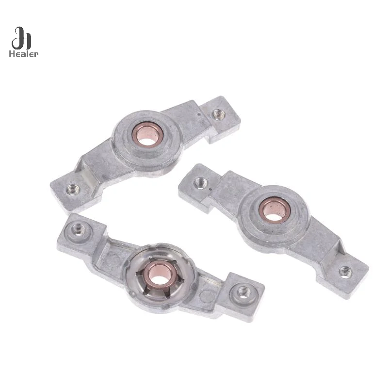 2/4 pezzi staffa motore polo ombreggiato per motori YJ61 con palo coperto supporto blocco albero cuscinetto supporto di fissaggio