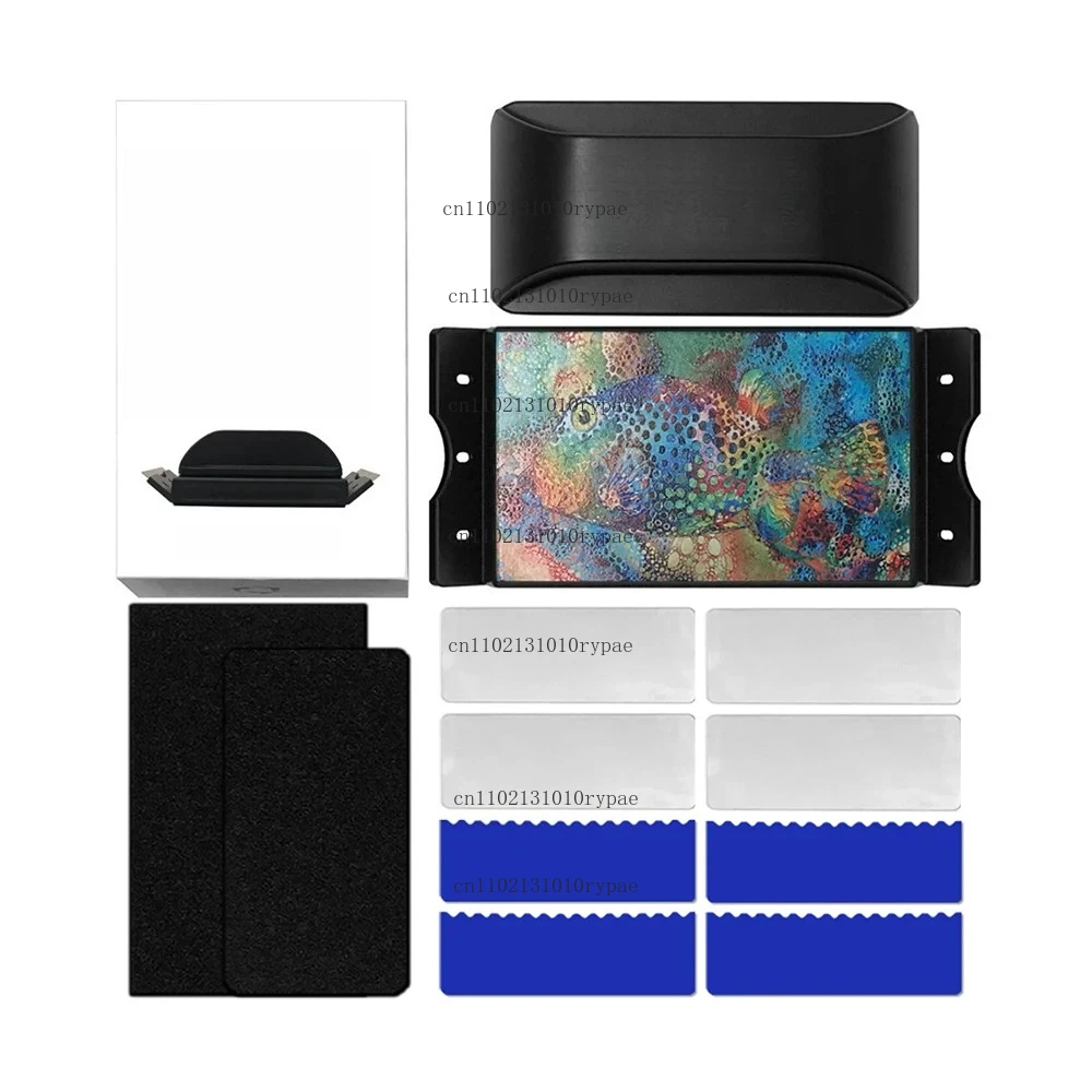 Puffer Glass Acrylic Fish Tank 2 in 1 Floating Magnetic Aquarium Algae Cleaner with Dual Blades