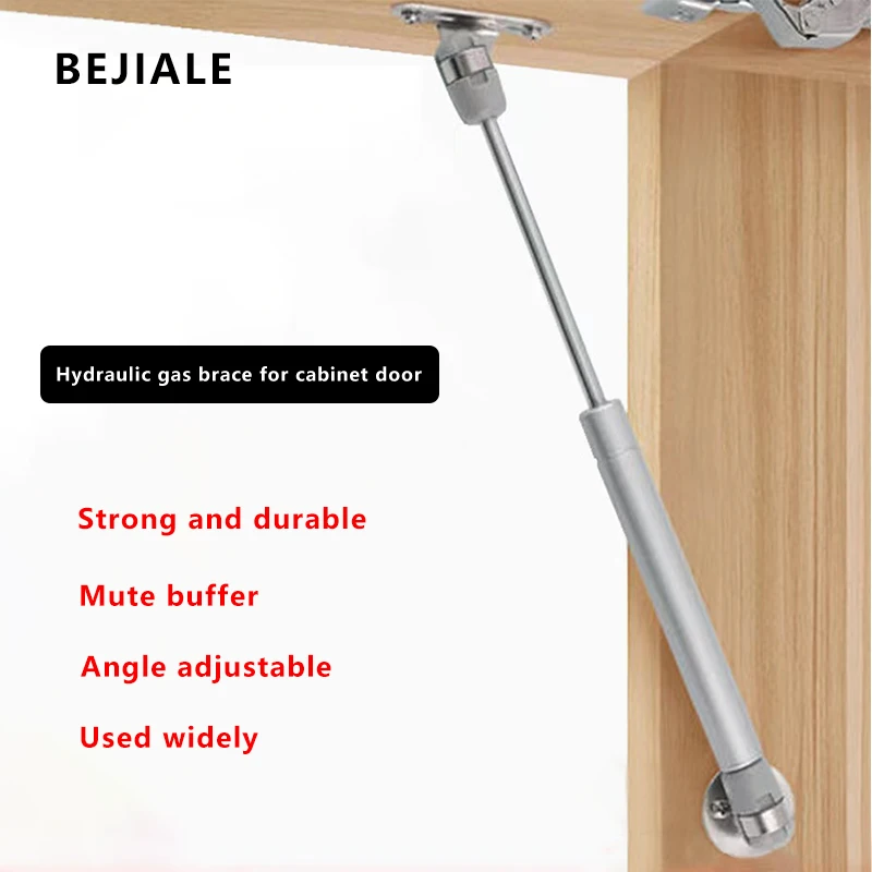 Paquete de 4 bisagras de resorte de Gas para gabinete, soporte de elevación de puerta con núcleo de cobre, bisagras de puerta de armario de cocina hidráulicas, 6kg, 8kg, 10kg