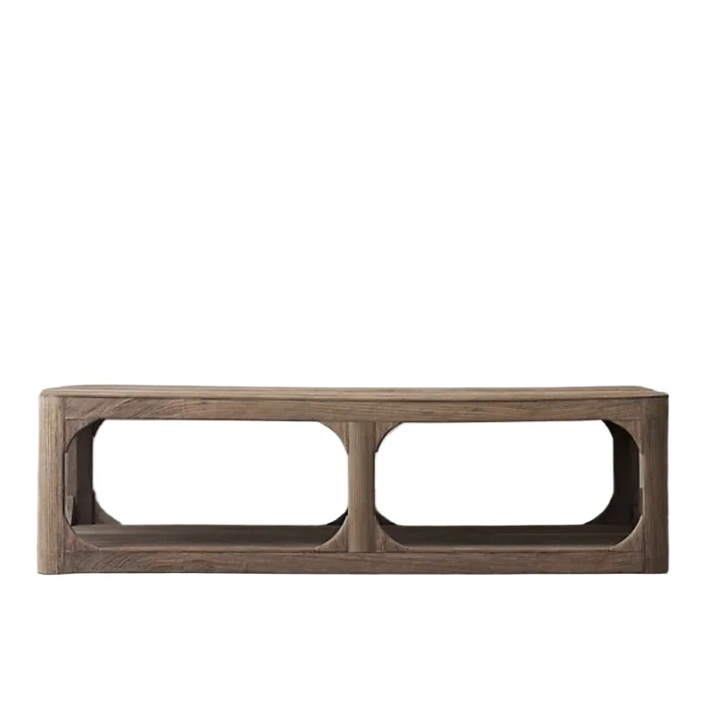 

British classical solid wood coffee table Nordic simple tea table American country retro furniture modern coffee table