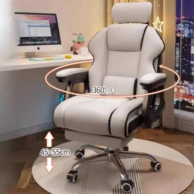 Rotierender Stuhl Design Ergonomische Unterstützung Computer Büro Gaming Bürostuhl Mobiler Sessel Sillas De Oficina Wohnmöbel