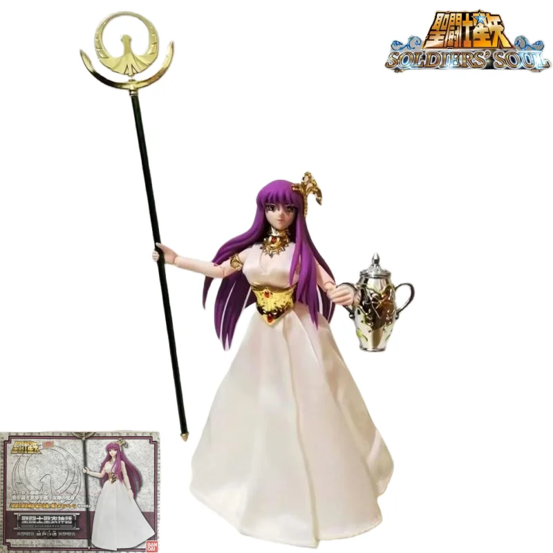 

Bandai Original Saint Seiya Fgure Action Saori Kido Cloth Goddess Athena Form Myth Casual Suit High Quality Toys Gifts