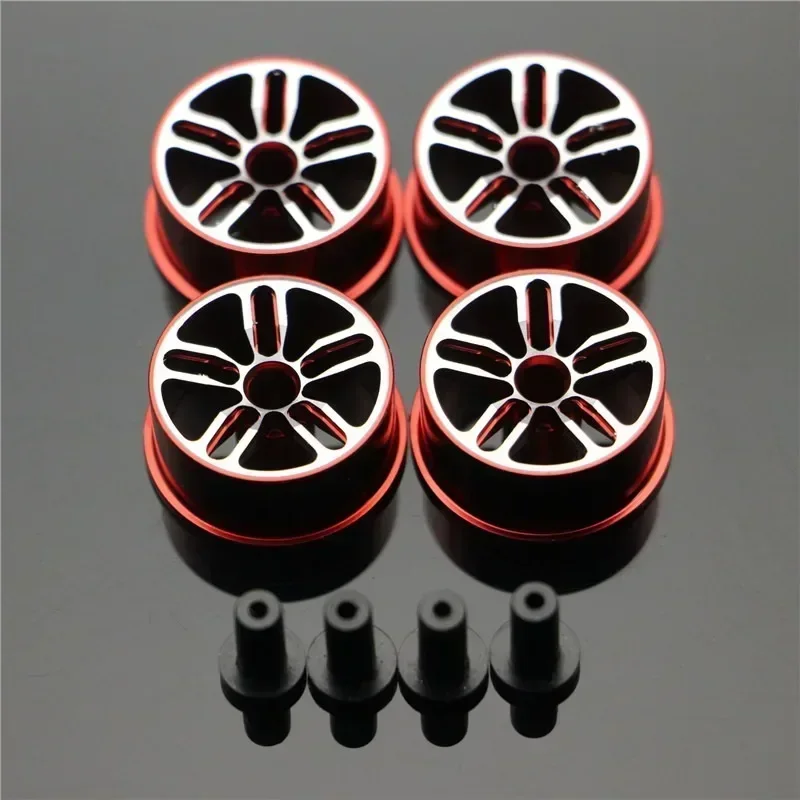 

Middle Diameter20.5mm Lightweight Wheels Self-made Parts For Tamiya MINI 4WD Colored Wheel w/Aluminum Disc