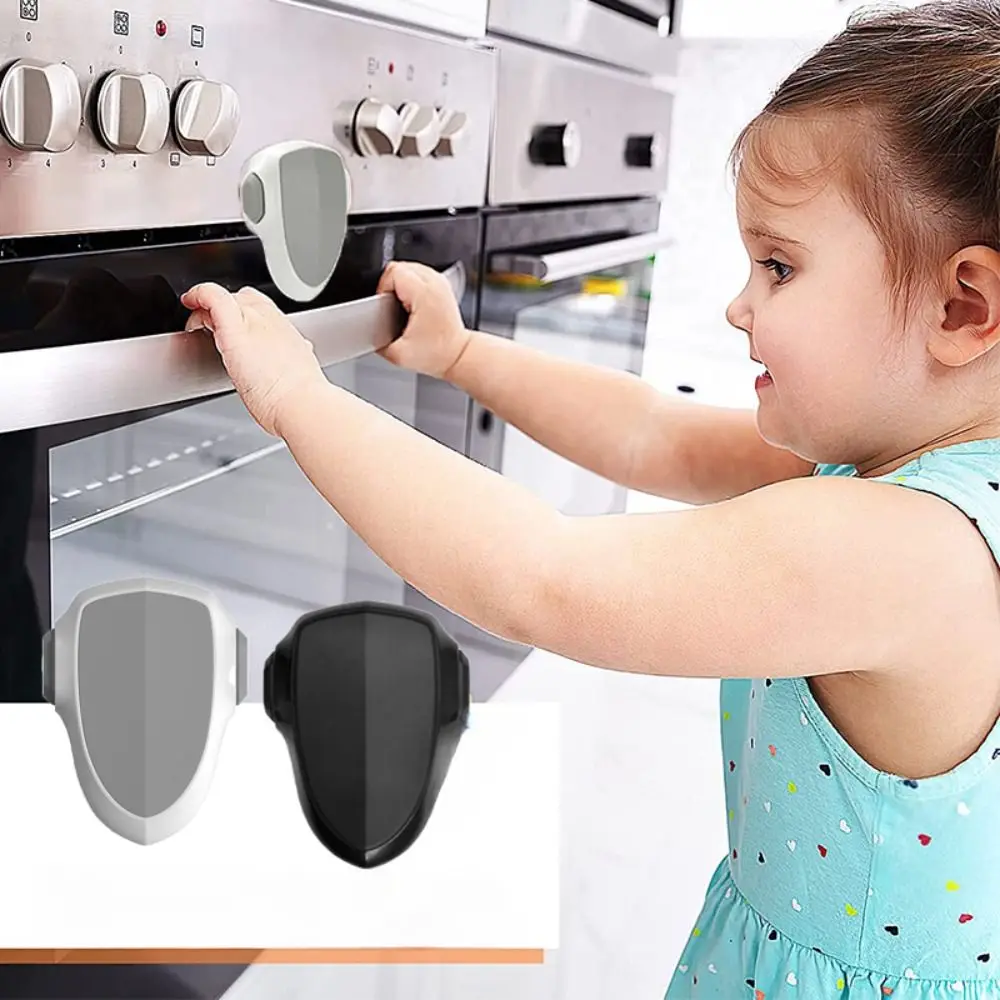 Simple Anti-scald Oven Door Lock Rotatable Childproof Kitchen Appliance Lock ABS Easy Installation Unisex Safety Locks Cabinet
