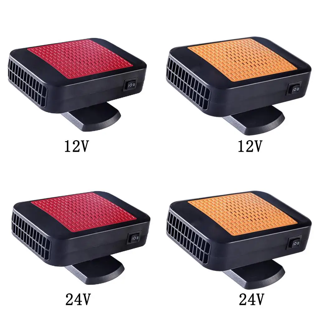 

360 Degree Adjustment Car Heater Fan Vehicle-Mounted Fast Heating Electric Heater Demister Electric Dryer Fit for Winter