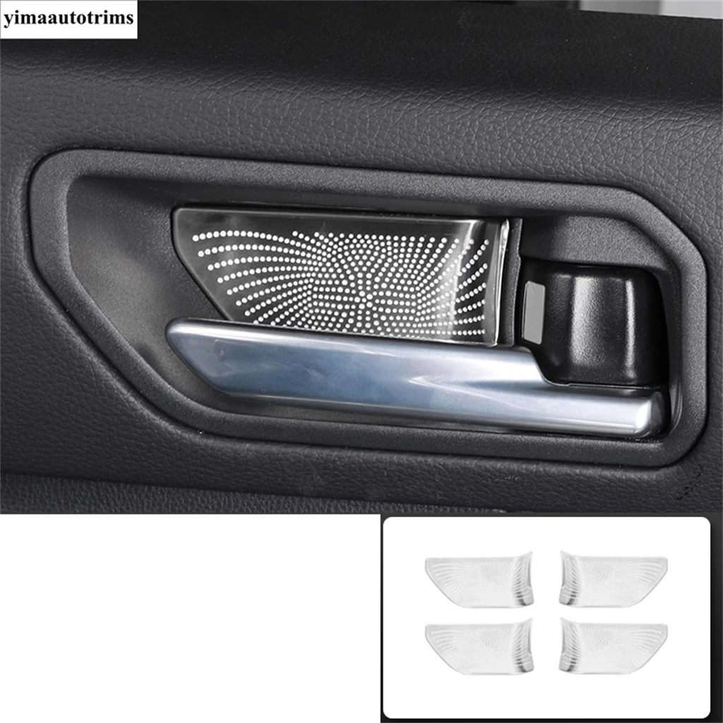 Car Inner Door Handle Bowl Frame Cover Trim Stainless Steel Accessories For Toyota Land Cruiser LC70 LC250 LC300 2023 2024 2025 - Image 5