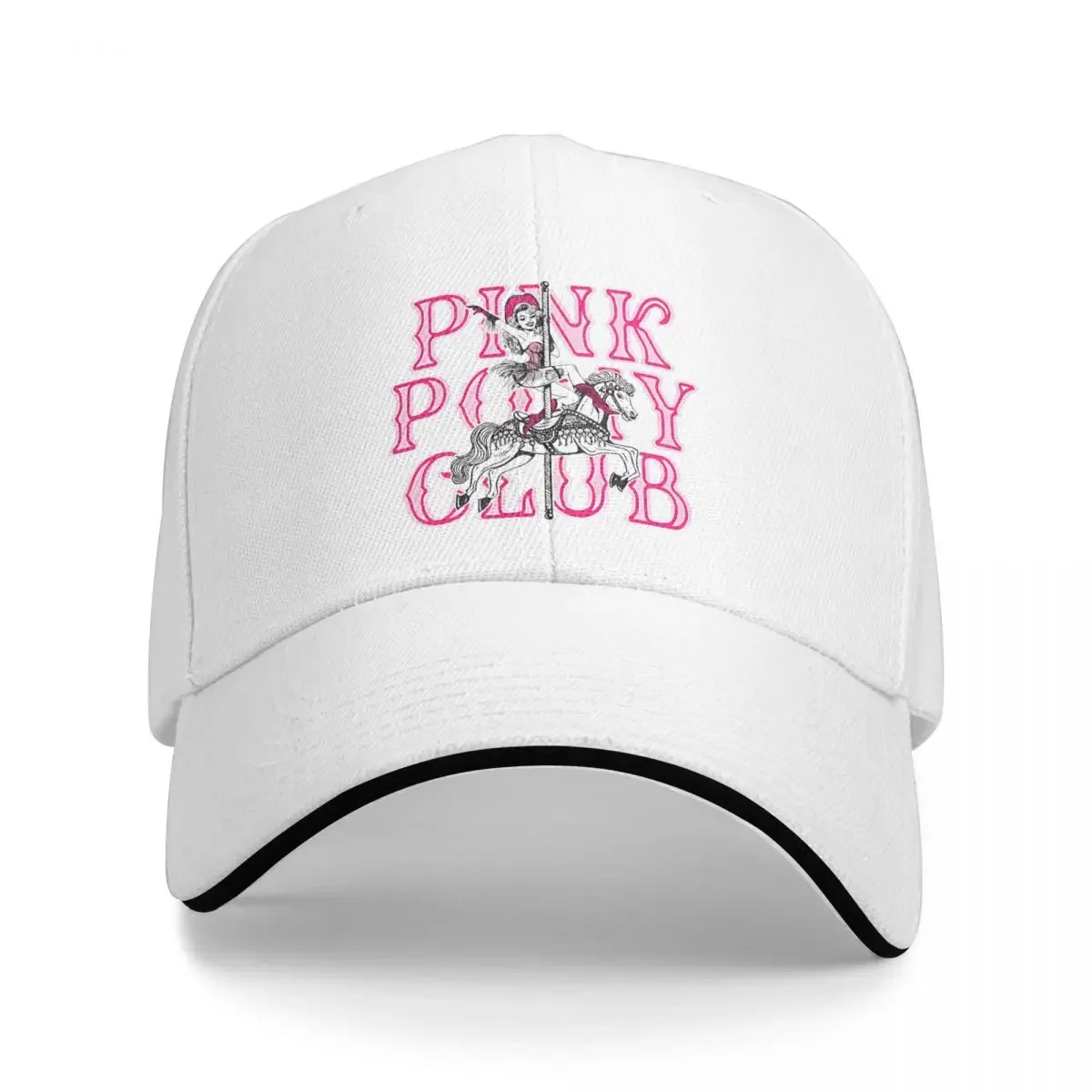 Chappell Roan Pink Club Baseball Caps Fashion 2024 Midwest Princess Tour Sandwich Caps Unisex Polyester Sun Hat Activities