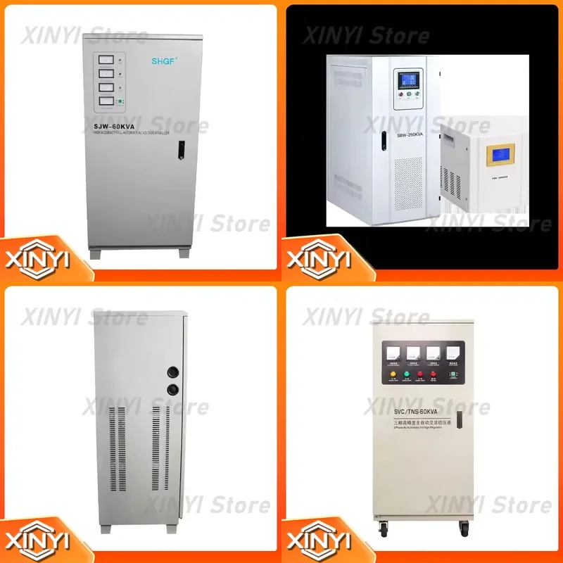 for Automatic 45Kva 50Kva 60Kva Three Phase Voltage Stabilizer Regulator 380V AC Current Type