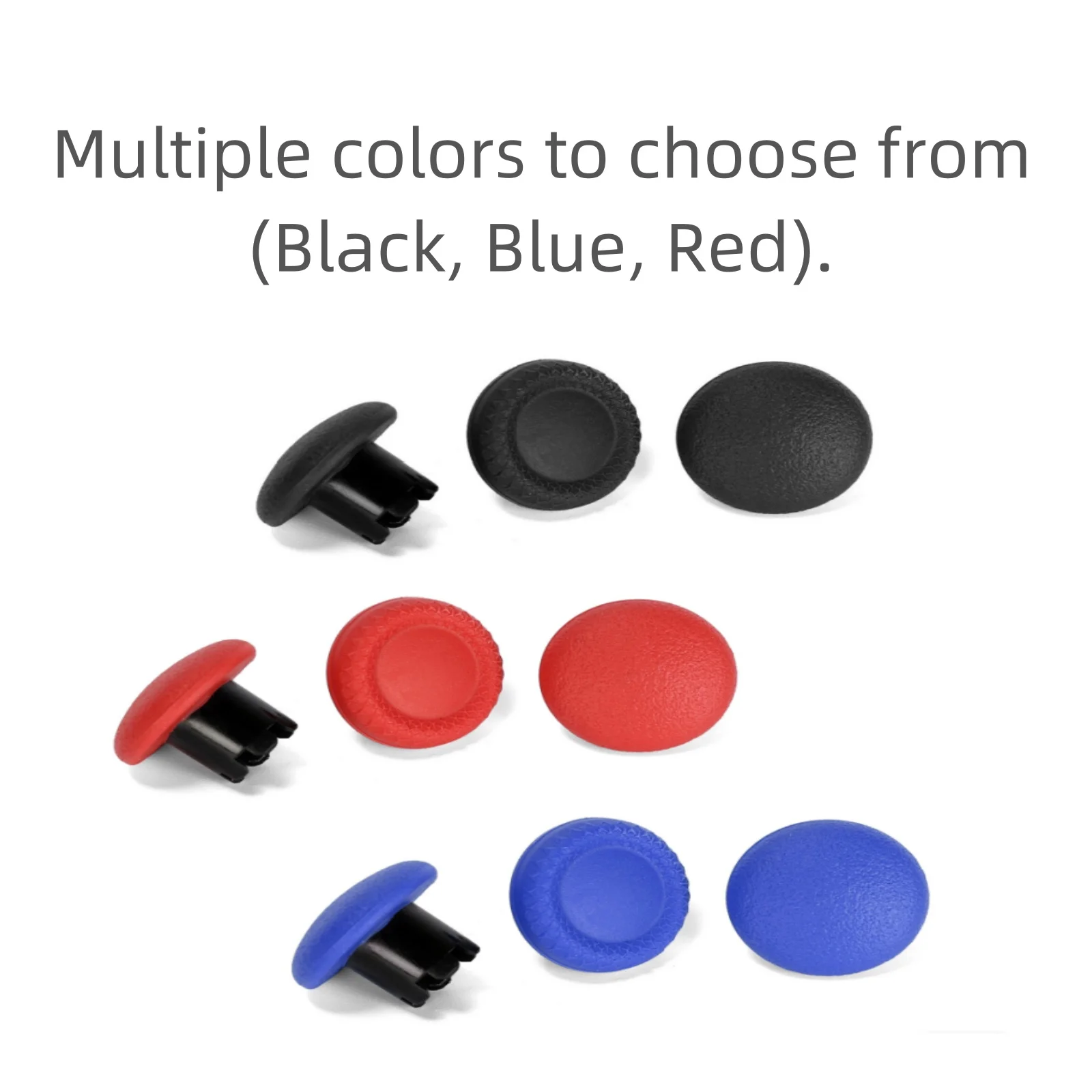 Ruimou 8Pcs Silicone Anti-Slip Game Controller Thumb Grip Cap and Base Compatible With PS4/Compatible With Xbox X Series Etc view 3