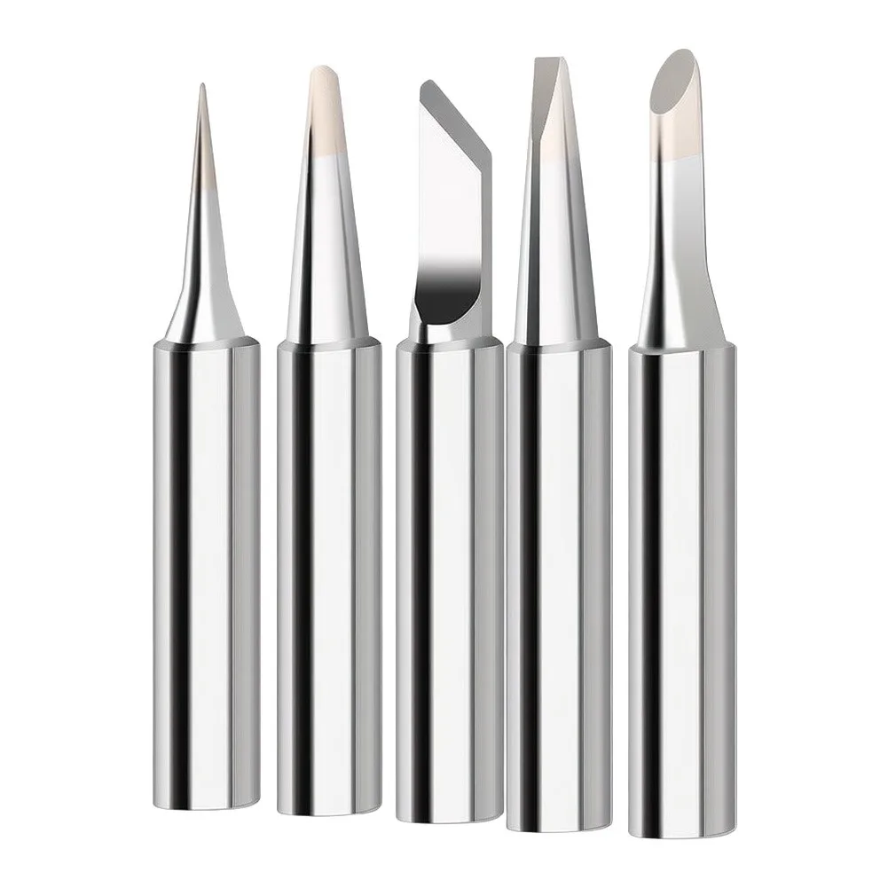 900M Series Soldering Iron Tip 936 Lead-Free Purple Copper Body Tin Nickel Protective Layer Consistent Solder Flow
