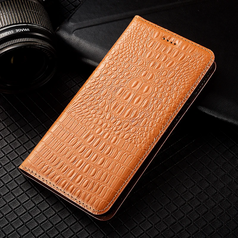 

Crocodile Leather Magnetic Case For Huawei P Smart Z 2019 2020 2021 Card Pocket Cases Flip Bracket Cover