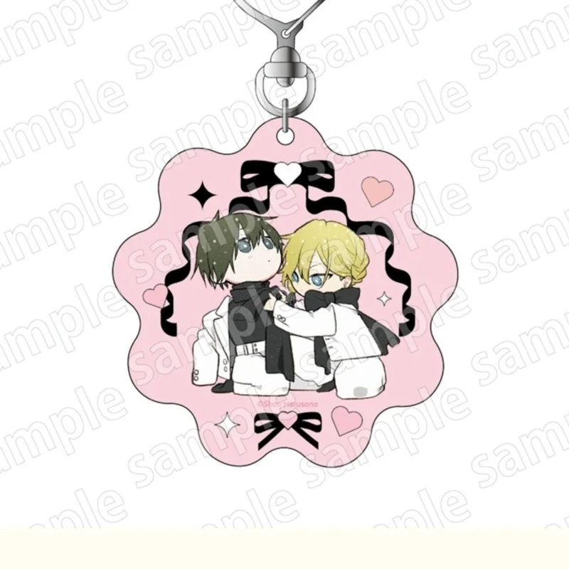 Japanese Anime Sasaki and Miyano Cosplay Characters Acrylic Key Chains Bag Decorations Ornament Accessories Souvenir