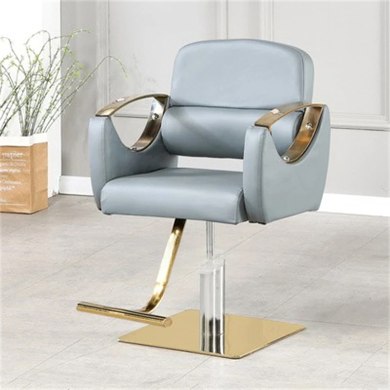 

Cosmetic Swivel Barber Chair Adjust Hairdressing Luxury Stool Barber Chair Hair Cutting Makeup Sillas Salon Furniture QF50BC