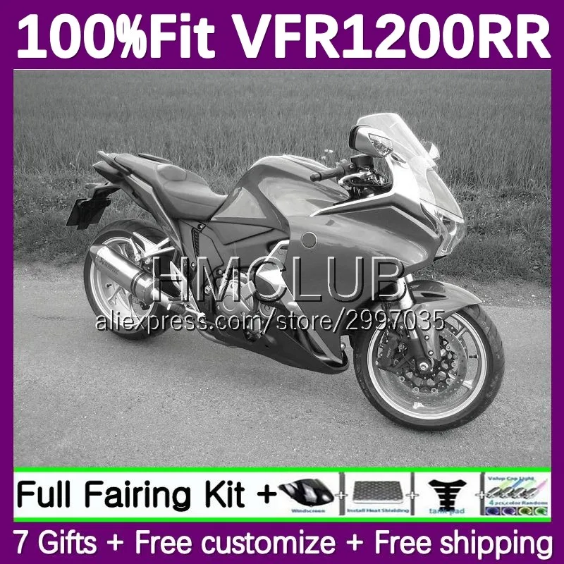 Fairing For HONDA VFR1200 RR Crosstourer 2010 2011 2012 2013 29No.103 grey stock VFR 1200 RR CC VFR1200RR 10 11 12 13 Injection