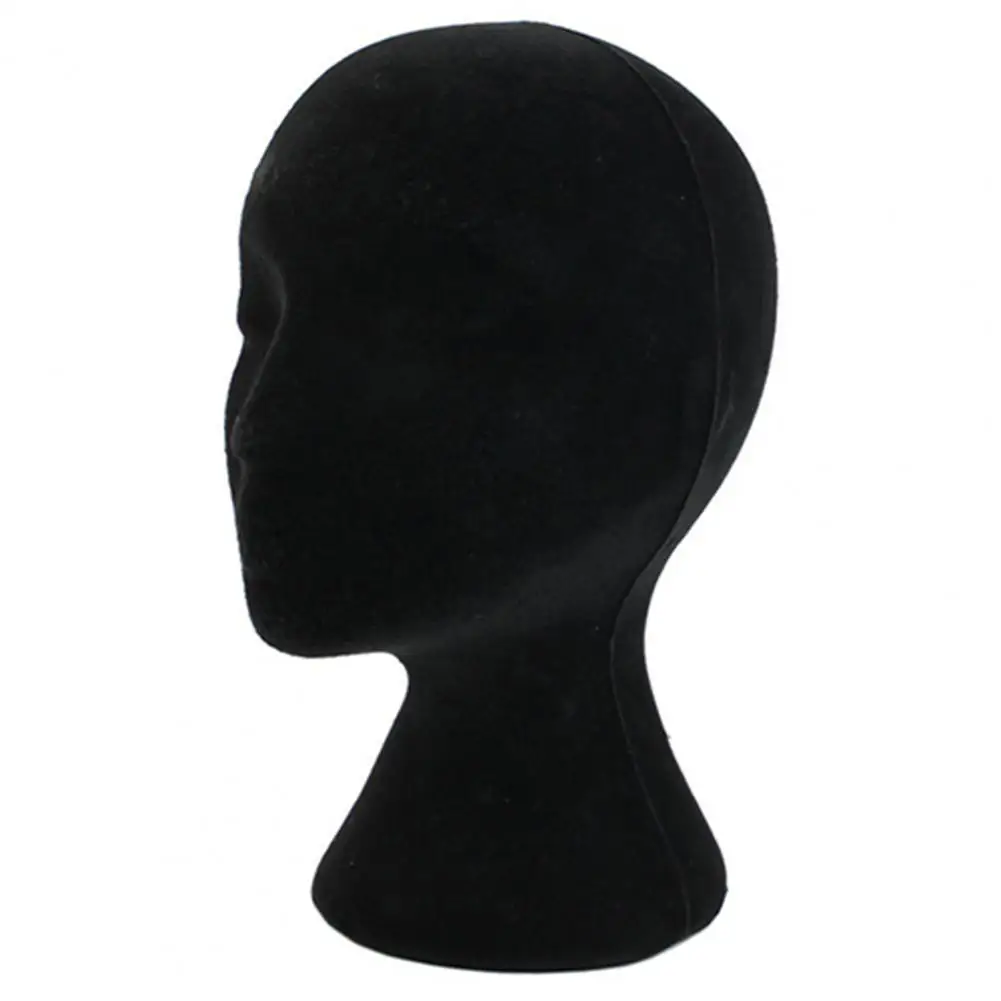 Black Mannequin Model Female Head Model Manikin Head Hat Wig Display Stand Jewelry Display Stand Foam Glasses Display Stand