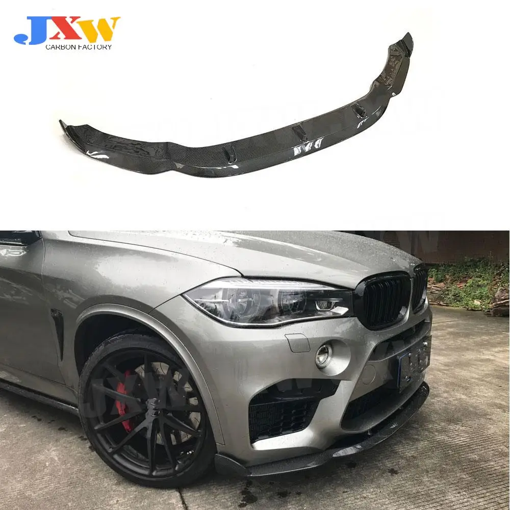 

Carbon Fiber Front Lip Spoiler For BMW X5M F85 X6M F86 2015 2016 2017 2018 Head Bumper Chin Car Styling