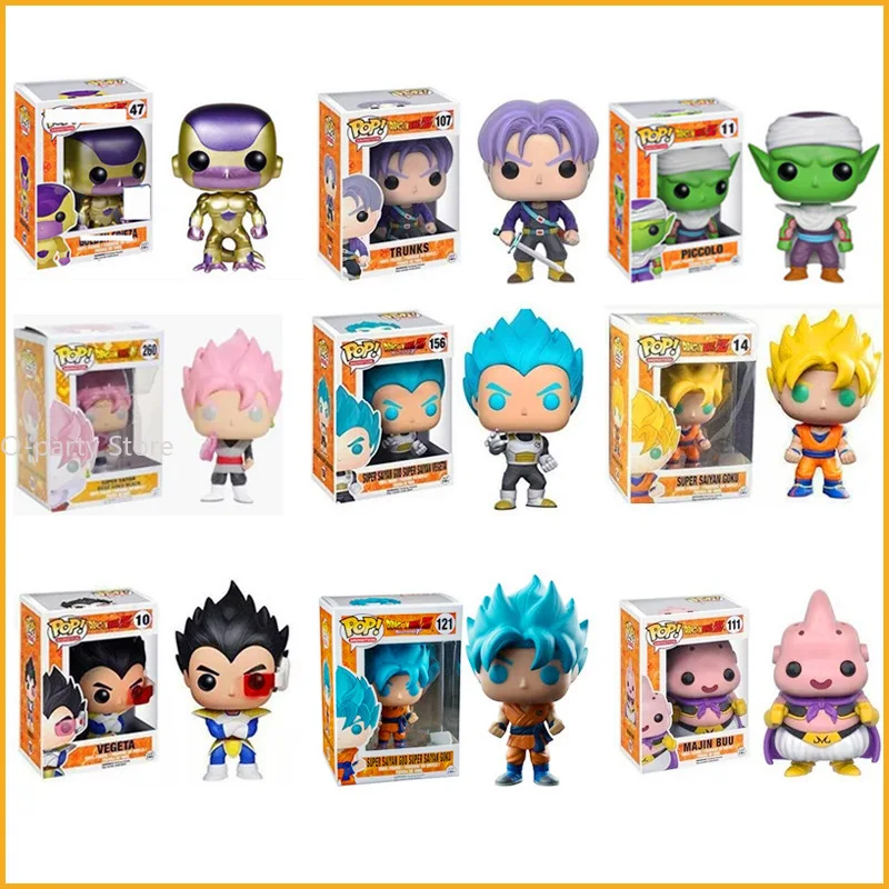 High-Quality Dragon Ball Z Figurines: 7-pc Set of Goku, Vegeta