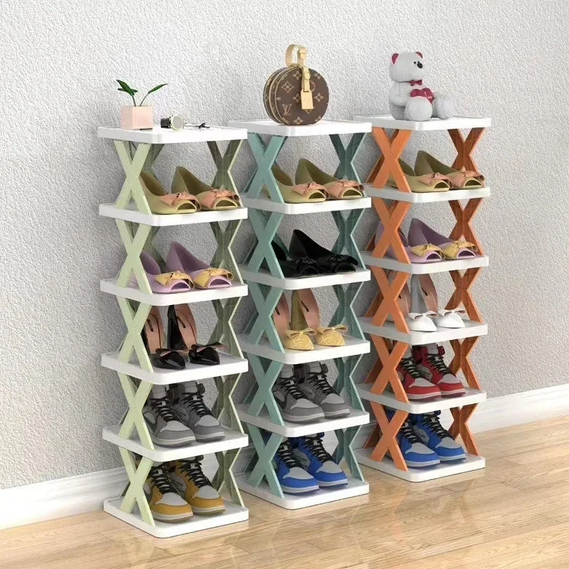 

Multi-layer Creative Shoe Rack Home Small Shoe Cabinet Economical Dormitory Entrance Shoe Rack No Installation Simple Folding Sh