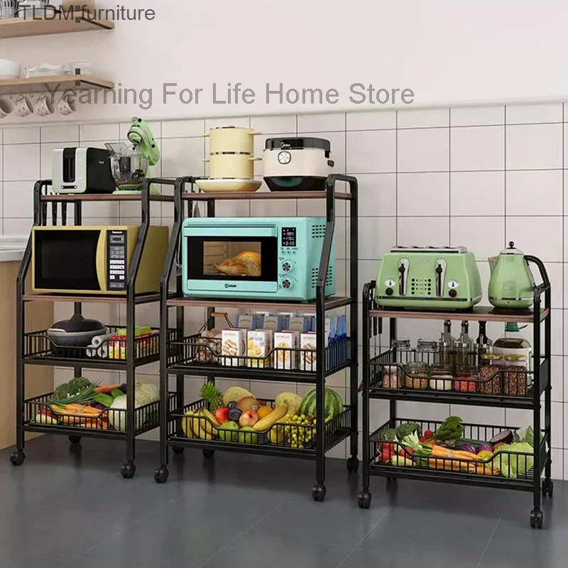 Bakers Trolley Kitchen Islands Shelves Storage Trolley Kitchen Islands Spice Shelf Mueble Cocina Auxiliar Kitchen Equipment