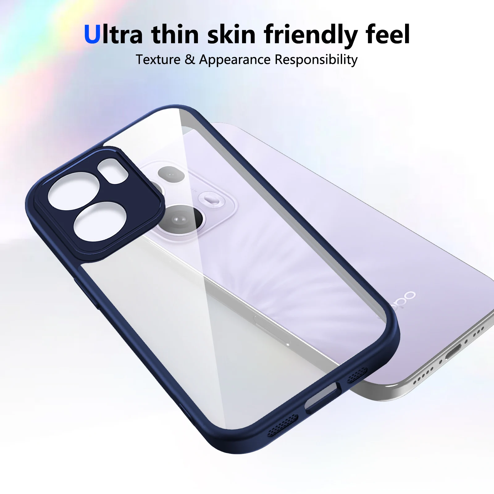 Für Oppo Reno 13A CPH2699 Fall Air Kissen Stoßfest Silikon Bumper Klar Matte Zurück Abdeckung Harte Telefon Fall für Oppo Reno 13A 5G – Detail 12