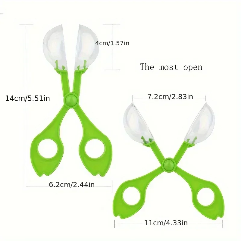 Color Bubble Large Bead Clip 5Pcs Outdoor Adventure Insect Catching Tool - Scissors Clip Bug Catching Clip