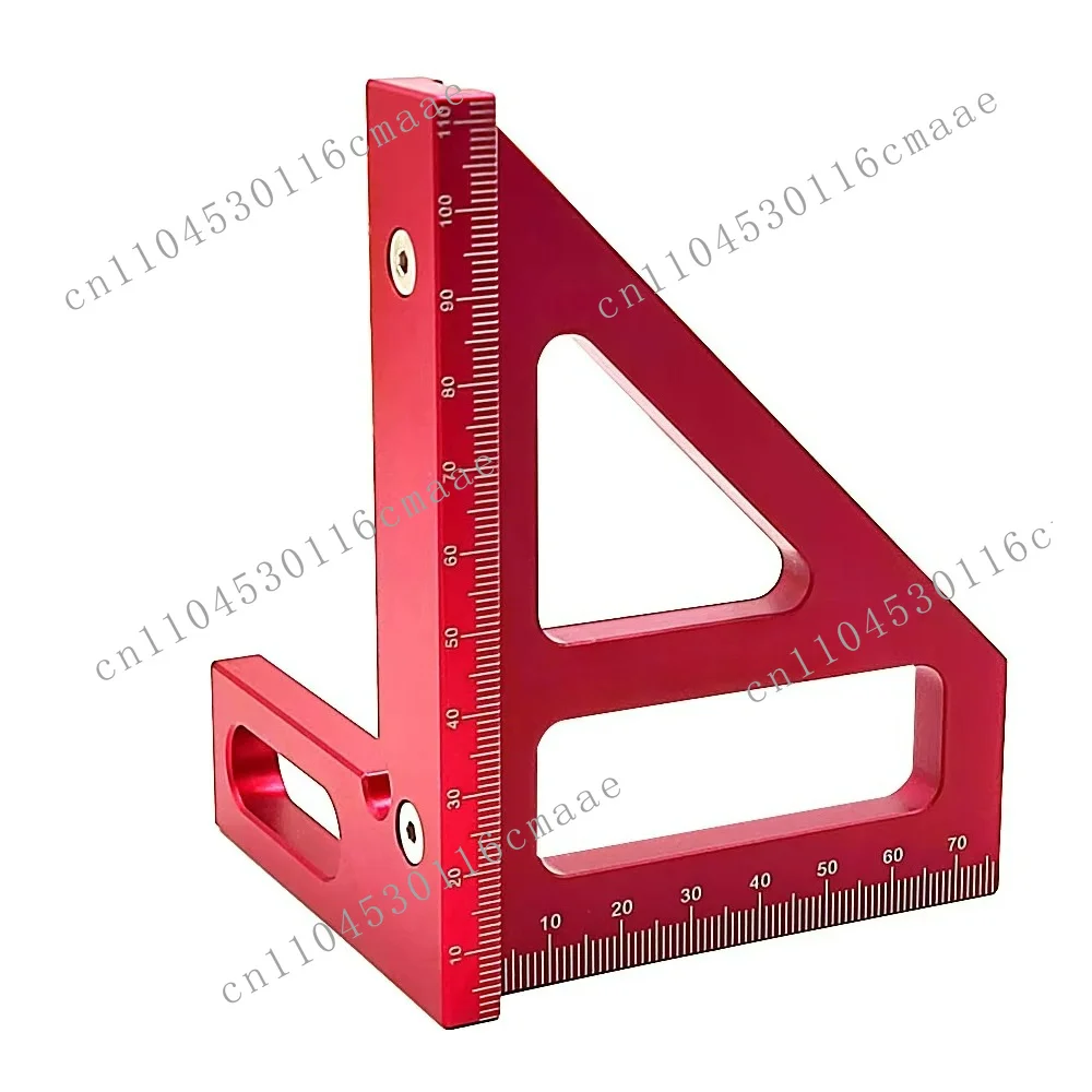 For Engineers and Carpenters Woodworking Square Ruler Steel Bevel Ruler