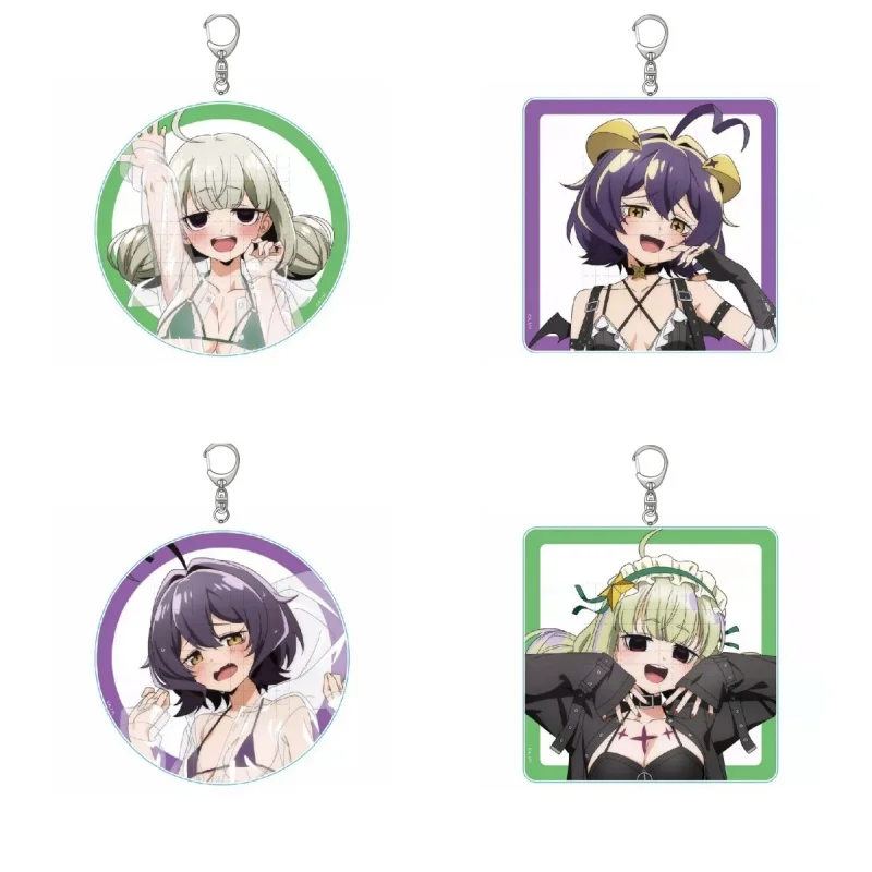 Gushing over Magical Girls 6cm Hiiragi Utena Araga Kiwi Morino Korisu Tenkawa Kaoruko Acrylic Key Chains Bag Decorations