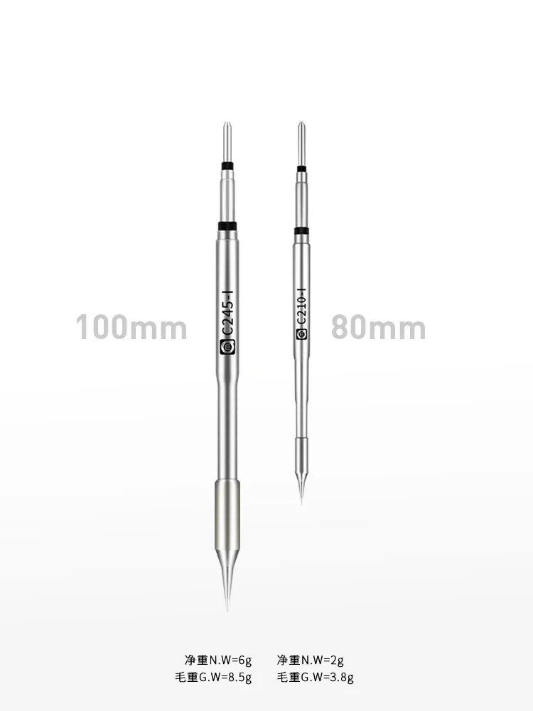 AMAOE C210 C245 نصائح سبيكة لحام لحام تلميح رئيس ل Jbc Gvm Oss Aixun T3b T245 T210 مقبض محطة إصلاح جزء طقم أدوات
