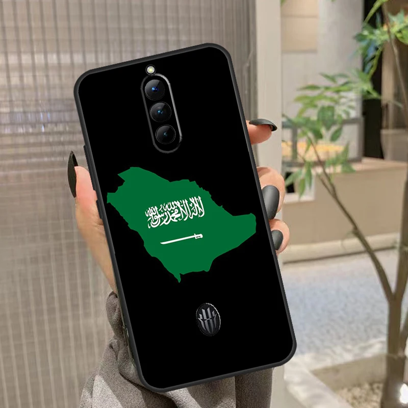 حافظة علم المملكة العربية السعودية لهاتف ZTE Nubia Red Magic 10 9 8 8S 9S 10S Pro Plus 5G 6R 6 7 6S 7S RedMagic 10 غطاء هوائي #3