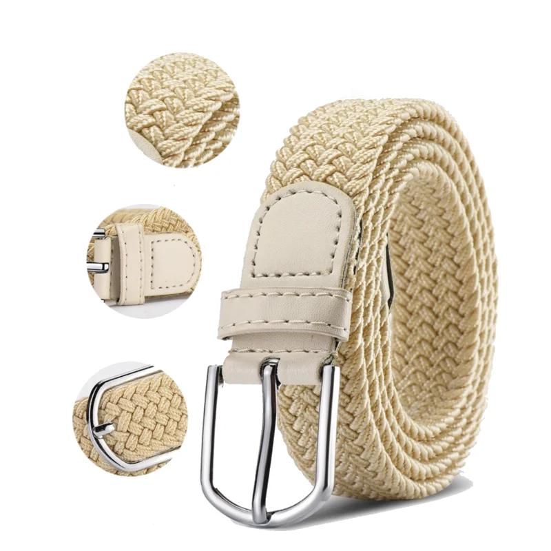 Modischer, elastischer, geflochtener Damengürtel im koreanischen Stil, robustes, geflochtenes Design, vielseitiger dekorativer Gürtel für Studenten, Unisex – Detail 20