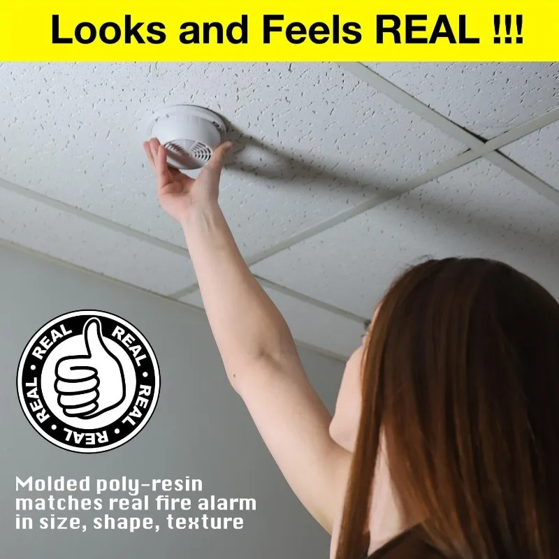 Diversion Fake Smoke Sensor Key Storage Money Concealer Smoke Machine Multifunktionale versteckte Schmuckschatulle aus Kunststoff