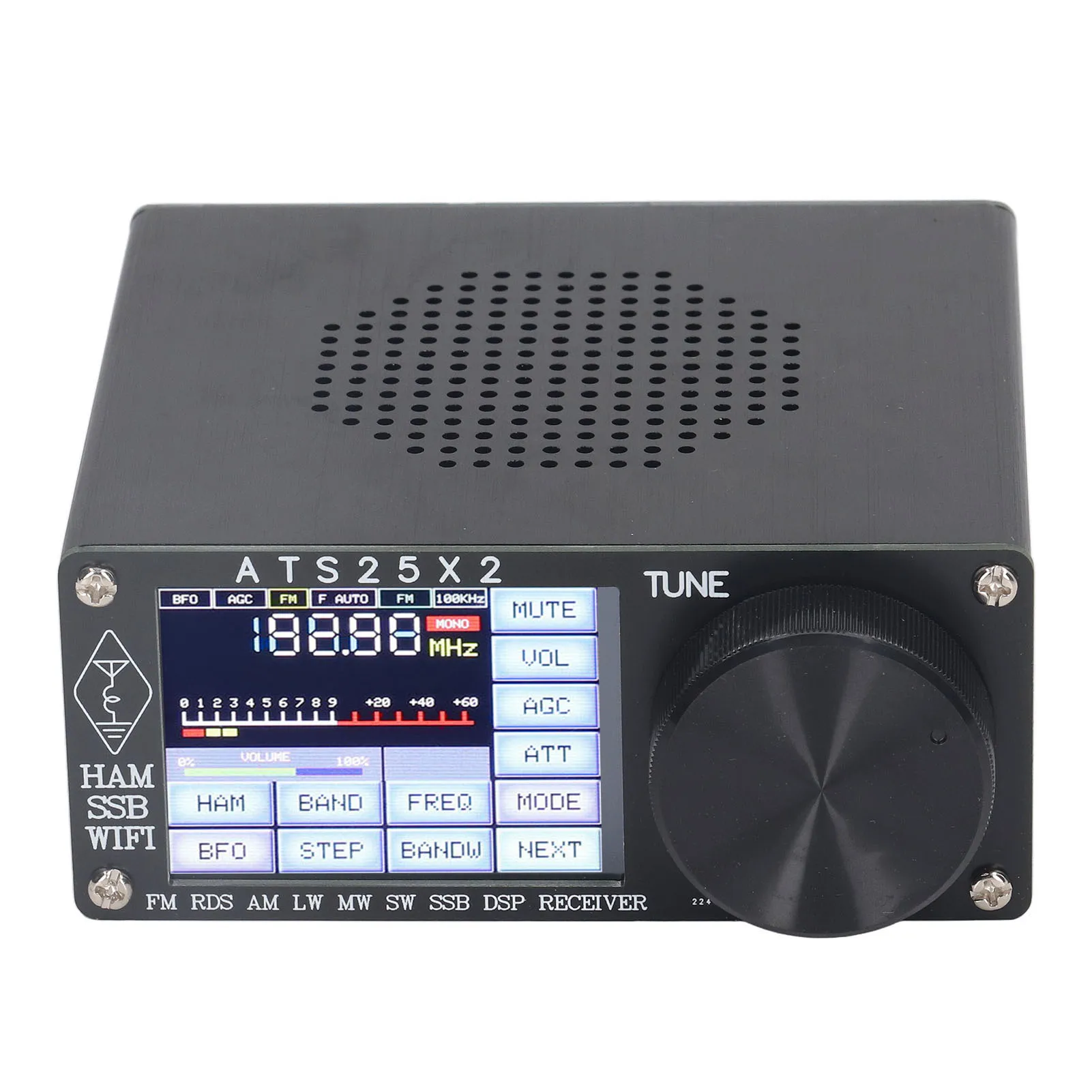 

Receiver Full Band Radio Receiver Shortwave Multi Modes with Spectrum Scanning ATS25X2 Radio Receiver Full Band Receiver