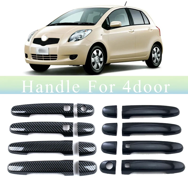 

Suitable for 06-10 Toyota Vitz door bowl handle decoration modification, door outer door bowl handle protective sticker