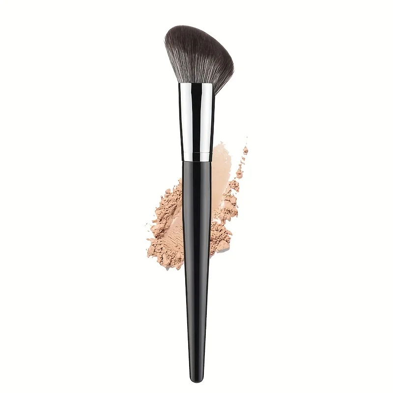 Single Contour Brush, Sickle-Shaped Angled Eyeshadow Brush, Face Contour Brush, Fan-Shaped Makeup Brush
