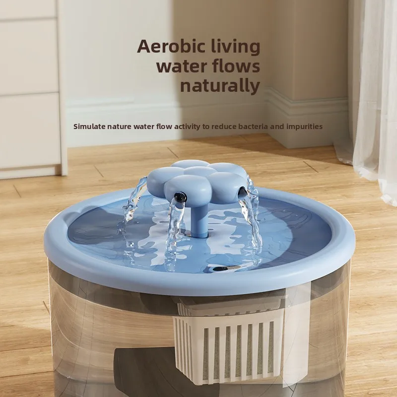Pets Water Fountain Auto Filter USB Electric Mute Cat Drinker Bowl 1.5L Recirculate Filtring Drinker for Cats Water Dispenser
