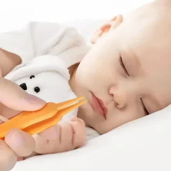 Baby Neus Pincet Baby's Neus Schoonmaken Pincet Ronde Kop Neus Booger Picker Oorreiniger Clip Tool Oorsmeer Remover