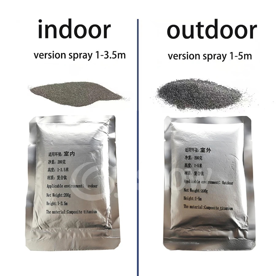 1~80 Bags Powder Cold Spark Machine Cold Sparkular Machine 200g Composite Metal Granules Dust Indoor Outdoor Stage Light Effect