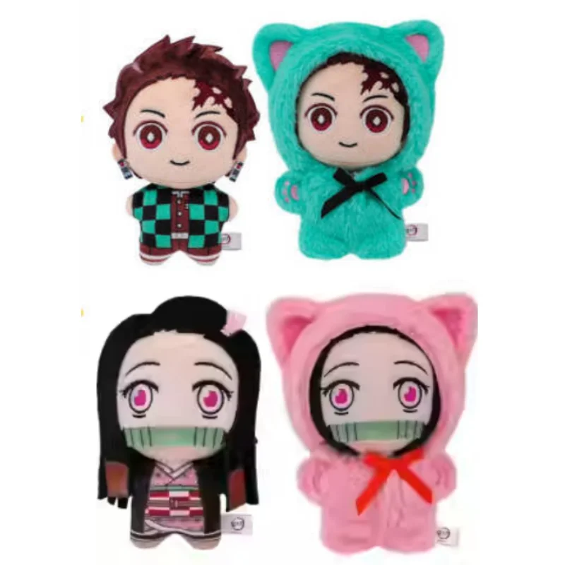 

Eaki Demon Slayer, фигурка кошки, брелок, милая плюшевая кукла, вечерние слепая коробка, игрушка в подарок на Рождество, модное виниловое лицо, коллекционная