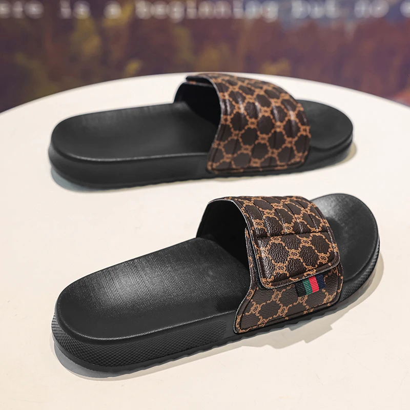 Fashion Slippers Men Design Comfortable Lightweight Breathable Suitable for Home Leisure Outdoor Travel Personalized Practical