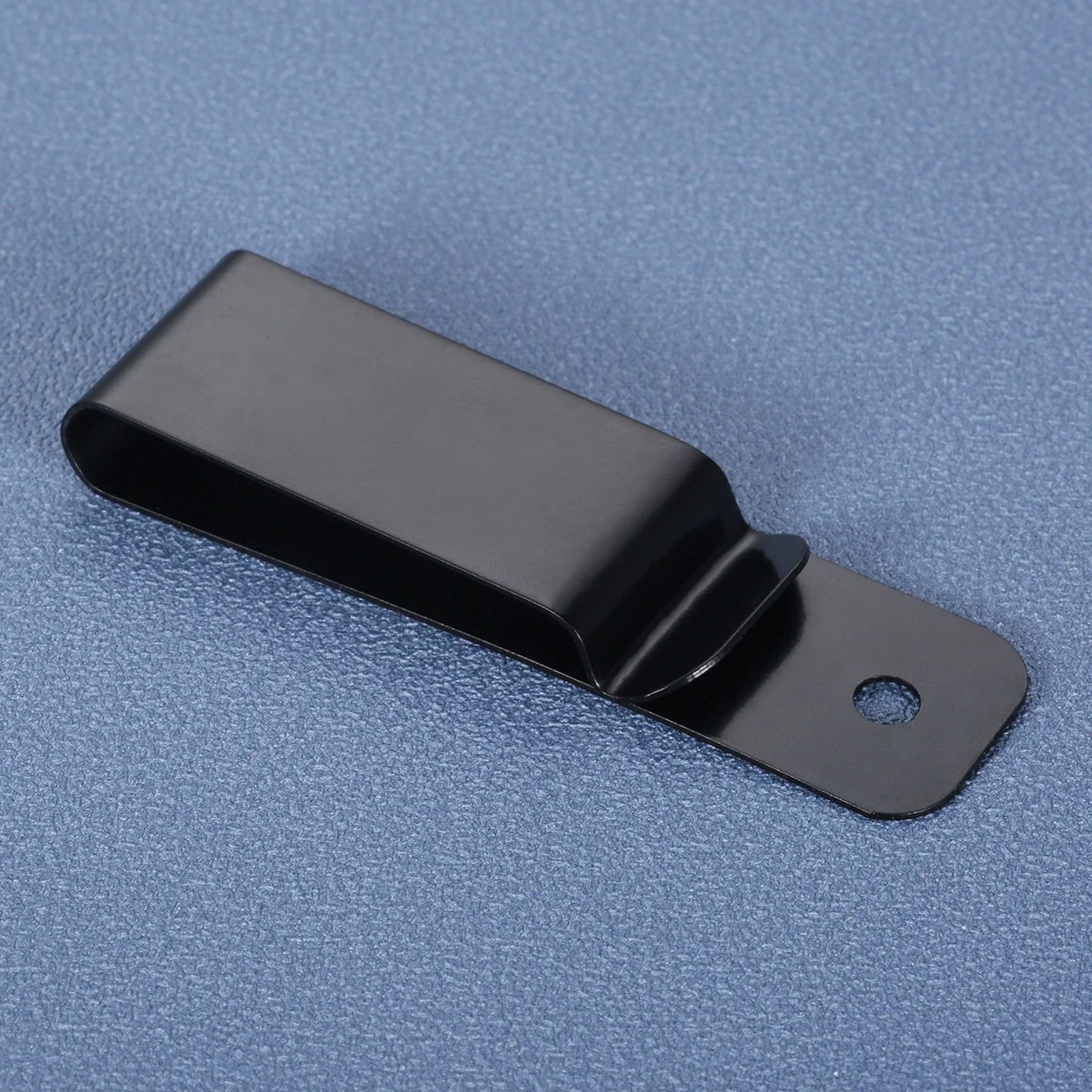 1pc Spring Buckle Sheath Clip Metal Black Belt Holster Clip Clasp for Pockets Wallet Key Hook DIY Accessories 76*22mm