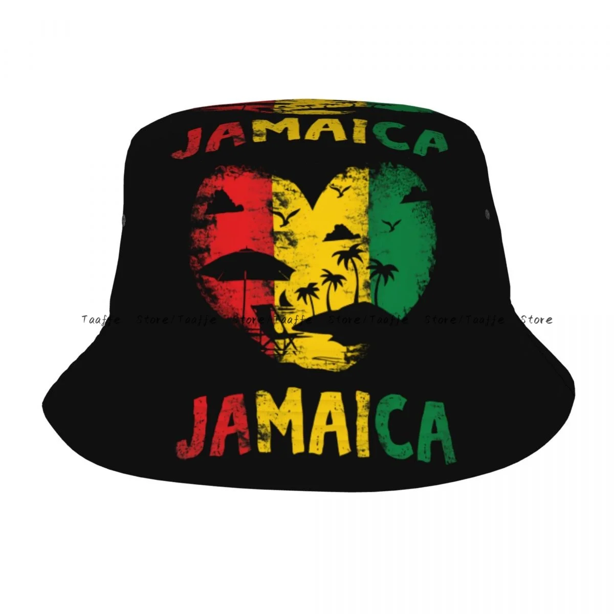 

Панама One Love Jamaican, шляпа Боб, кепка рыбака, модная дорожная Панама с солнцезащитным козырьком