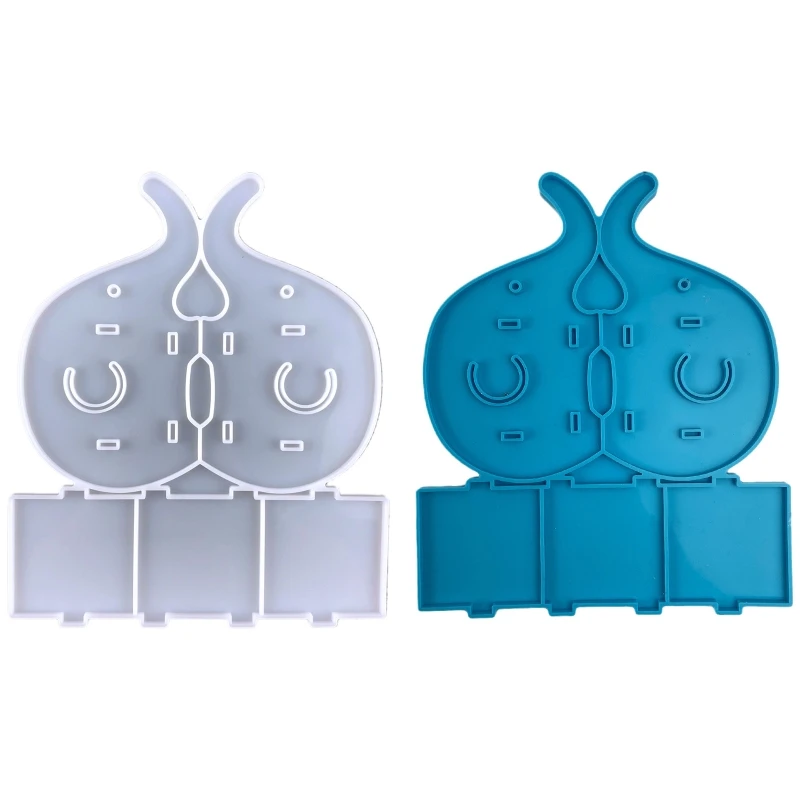 

Elephant Shaped Pen Holder Silicone Mold Epoxy Resin Mold DIY Decoration Tool N0HE