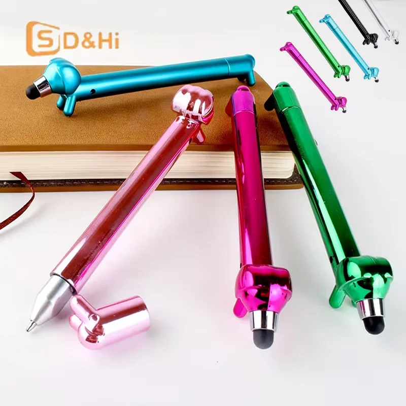 

1PCS Creative Animal-shaped Ballpoint Pens, Cute Puppy-shaped Stationery, Novelty Gifts, Mobile Phone Screen Stylus.