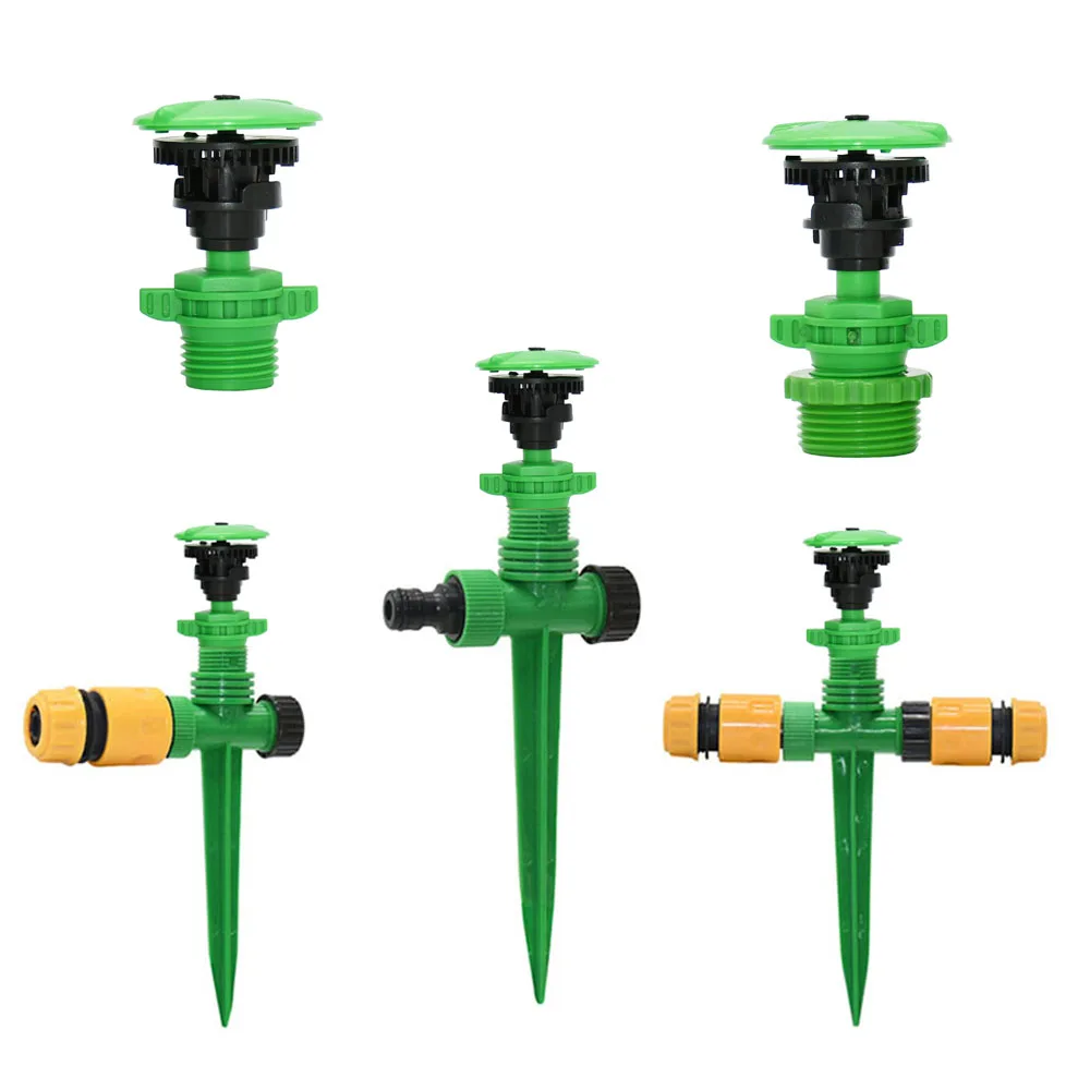 Garden Irrigation Sprinkler 360 Degrees Auto-rotate Nozzle Agricultural Garden Watering With 1/2