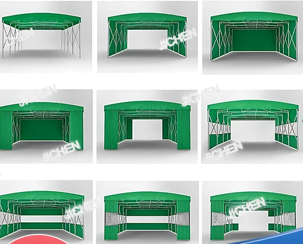 

Warehouse sliding tent B2 flame retardant PVC fabric, single use, suitable for large-scale events in sports exhibitions - outdoo