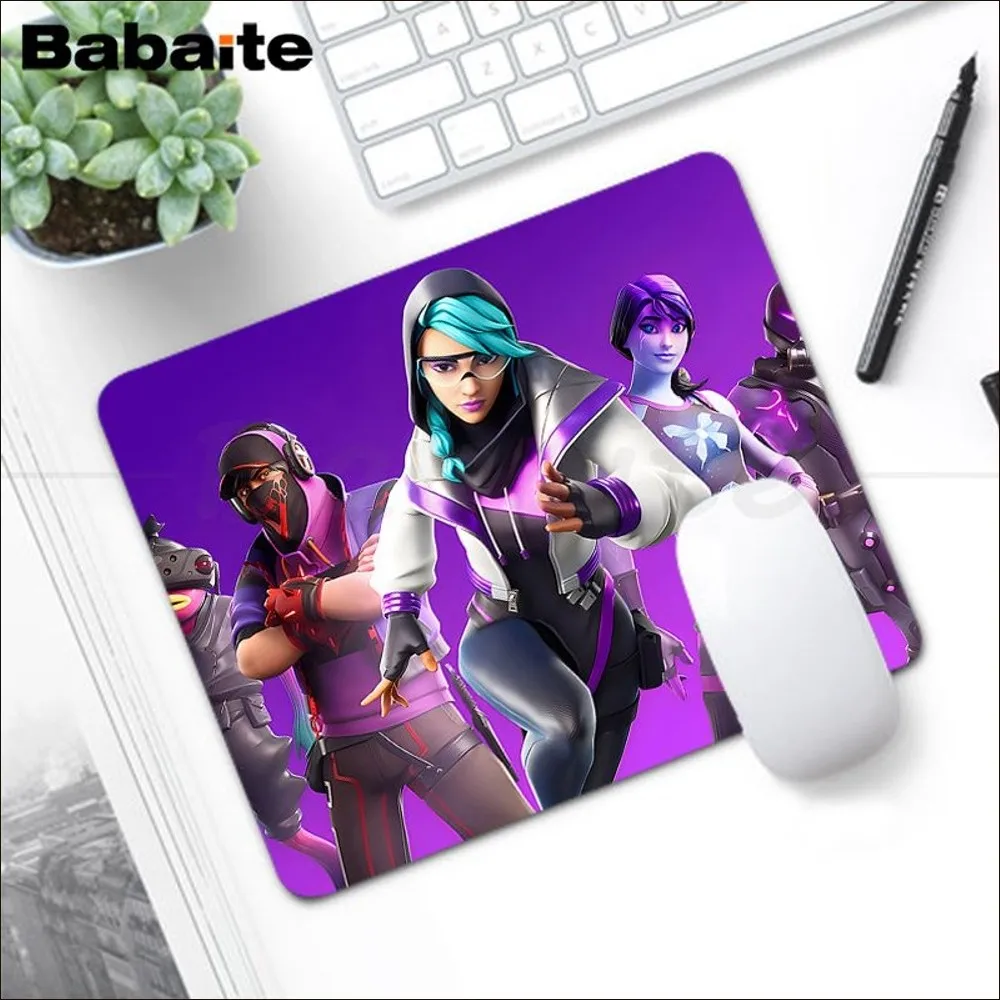 Cartoon B-Battle-R-Royales-F-Fortnites Mousepad Small Office Computer Desk Table Keyboard Laptop Cushion Non-slip Deskpad Decor