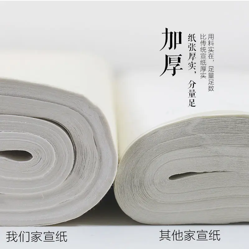 

Wang Jichun, Jingxian County, Anhui Province, Handmade Ancient Method, Thickened Sandalwood Rice Paper