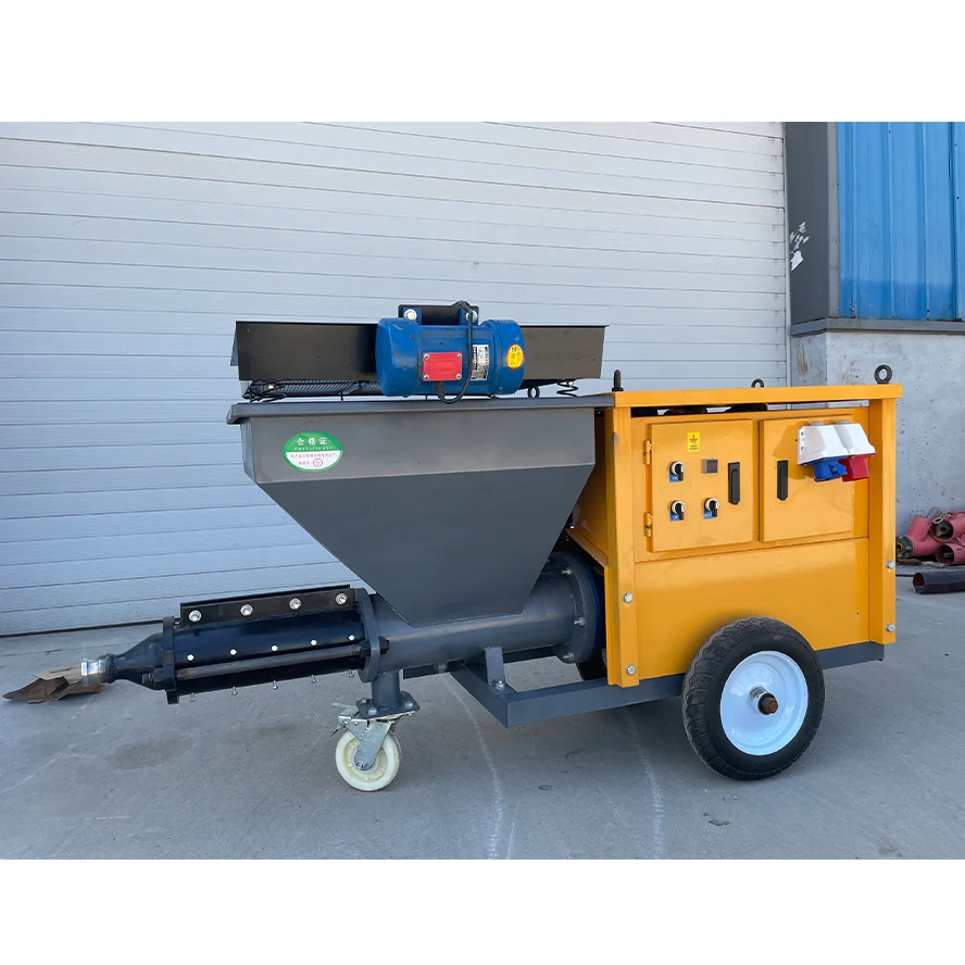 Automatic Rendering Machine for Wall Plaster Cement Mortar Spraying Pump Electric Plastering Equipment
